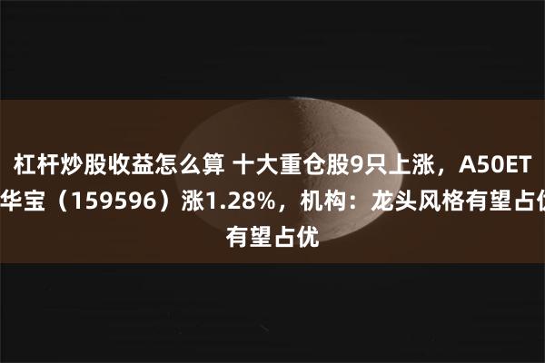 杠杆炒股收益怎么算 十大重仓股9只上涨,A50ETF华宝(159596)涨1.28%,机构:龙头风格有望占优