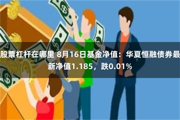 股票杠杆在哪里 8月16日基金净值:华夏恒融债券最新净值1.185,跌0.01%