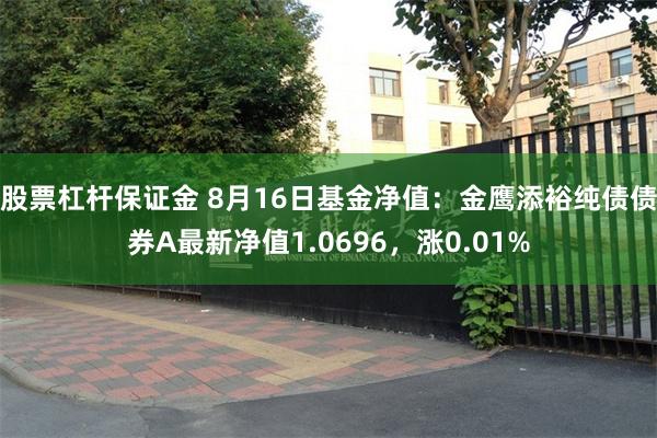股票杠杆保证金 8月16日基金净值:金鹰添裕纯债债券A最新净值1.0696,涨0.01%