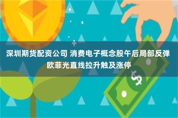 深圳期货配资公司 消费电子概念股午后局部反弹 欧菲光直线拉升触及涨停