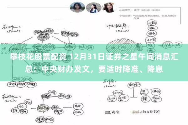 攀枝花股票配资 12月31日证券之星午间消息汇总：中央财办发文，要适时降准、降息