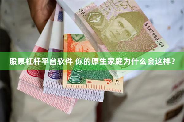 股票杠杆平台软件 你的原生家庭为什么会这样？