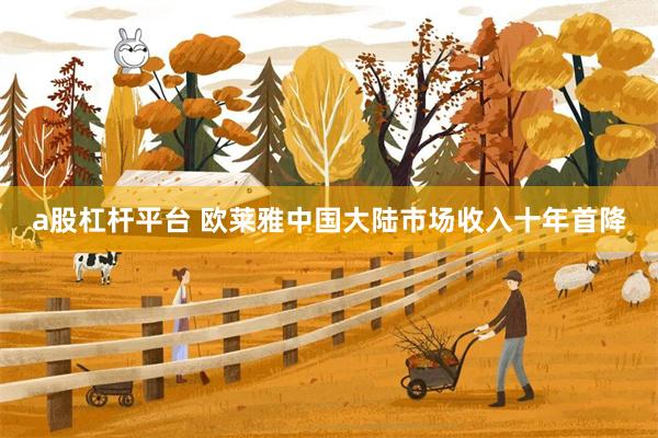 a股杠杆平台 欧莱雅中国大陆市场收入十年首降