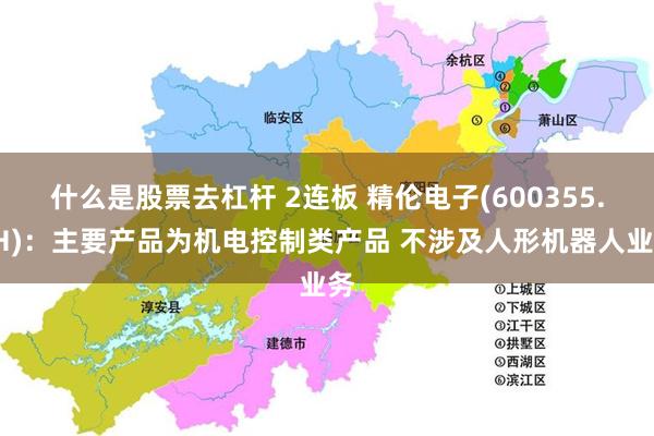 什么是股票去杠杆 2连板 精伦电子(600355.SH)：主要产品为机电控制类产品 不涉及人形机器人业务