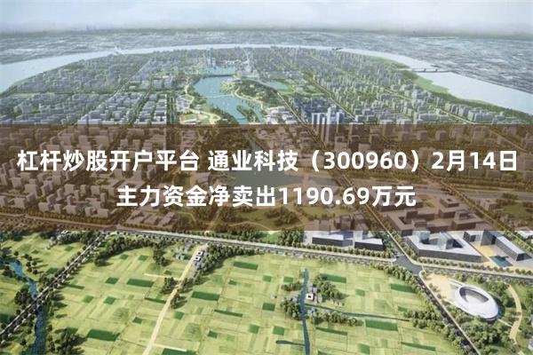 杠杆炒股开户平台 通业科技（300960）2月14日主力资金净卖出1190.69万元