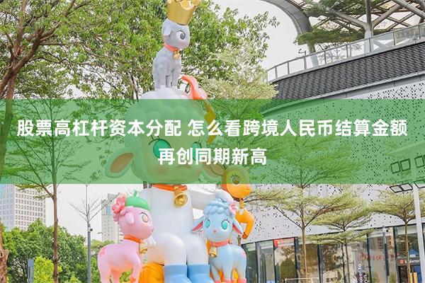 股票高杠杆资本分配 怎么看跨境人民币结算金额再创同期新高